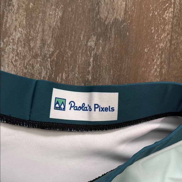 Paola's Pixels Adventure Landscape Skater Skirt M - Picture 8 of 9